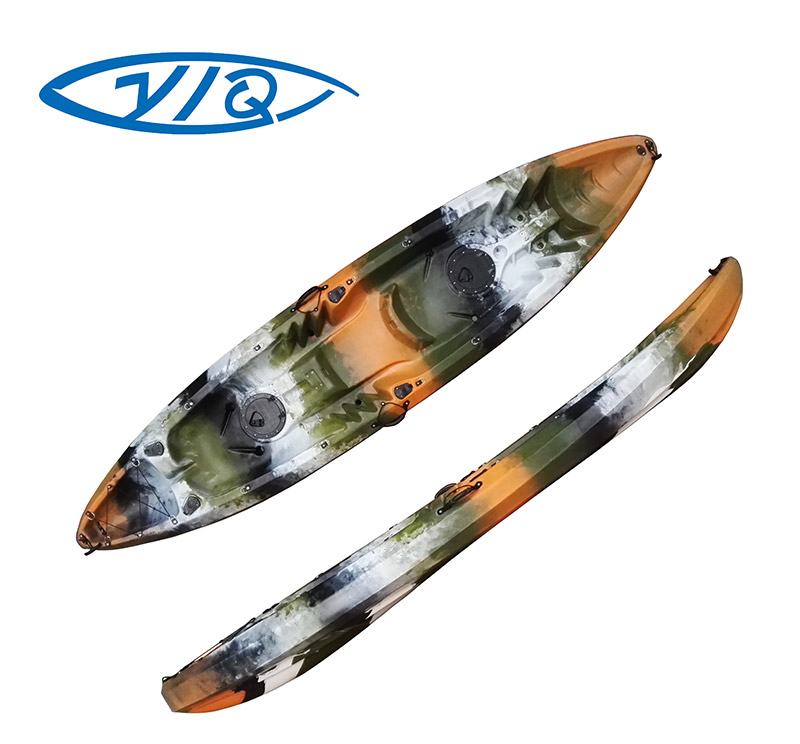 Tandem double person sit on top family kayak 